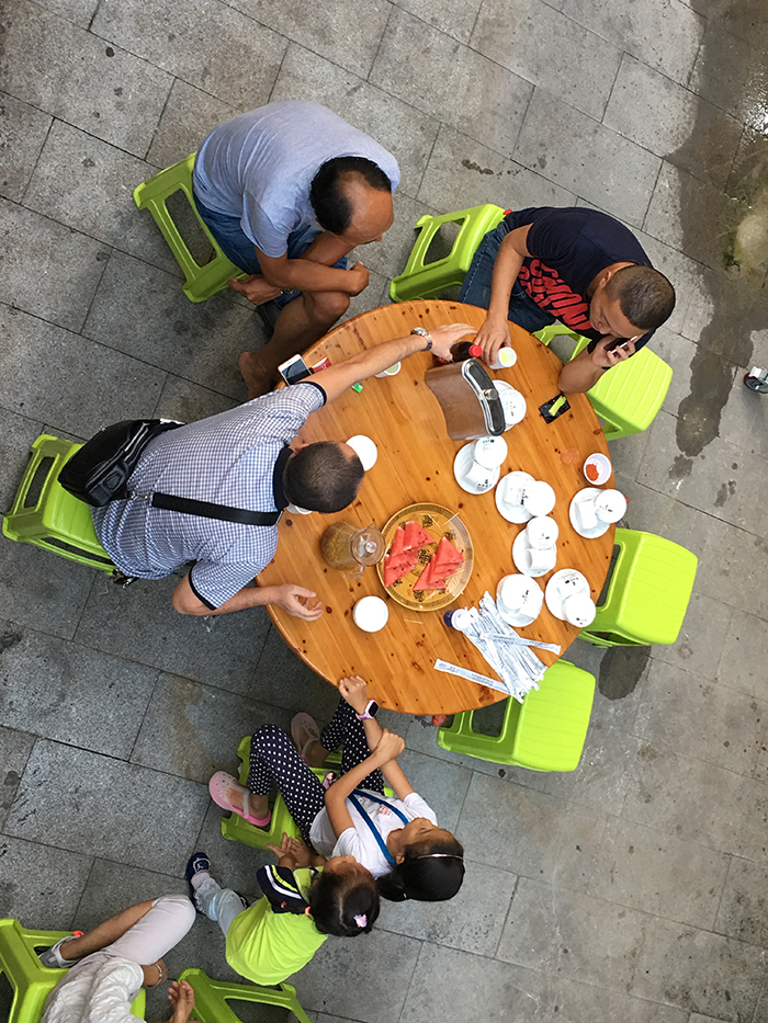 2017年9月23日 与风哥相聚在S2区1栋 享受美食